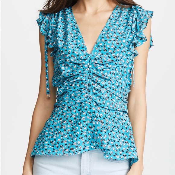 Veronica Beard Tops - Veronica Beard Sleeveless Silk Costa Blouse